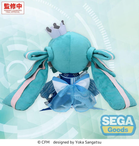 Character Vocal Series 01: Hatsune Miku Fuwa Petit Plush Figure Hatsune Miku LAWSON 50th Anniversary Special LIVE L 30 cm