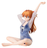 Rebuild of Evangelion Yumemirize PVC Figure Asuka Shikinami Langley School Swimsuit Ver. 16 cm