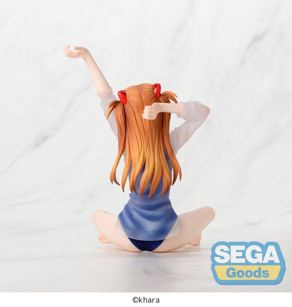 Rebuild of Evangelion Yumemirize PVC Figure Asuka Shikinami Langley School Swimsuit Ver. 16 cm