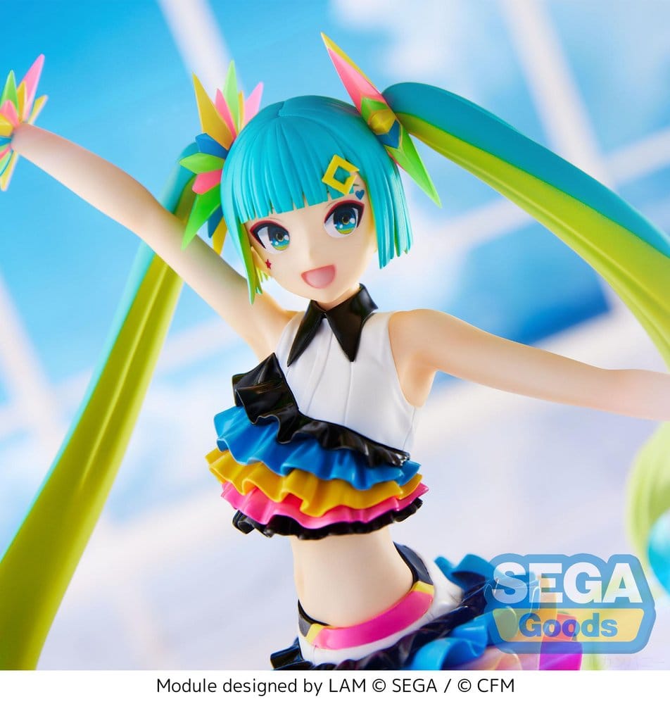 Hatsune Miku Project DIVA MEGA39's FIGURIZM PVC Figure Hatsune Miku - Catch the Wave 25 cm