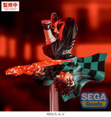 Demon Slayer: Kimetsu no Yaiba Luminasta PVC Figure Tanjiro Kamado Hinokami Kagura Setting Sun Transformation 15 cm