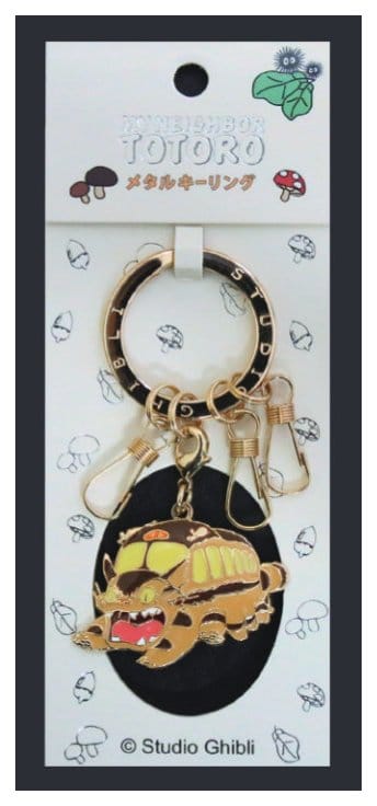 My Neighbor Totoro Metal-Keychain Catbus