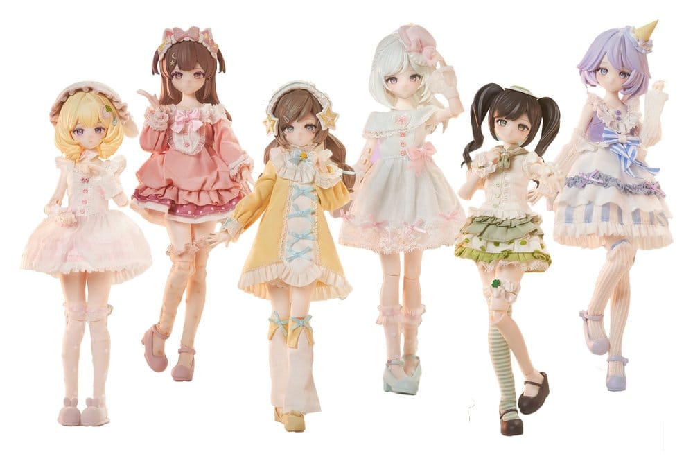Good Night ojosama Action Figures Awayuki & Shintou Collection Blind Box Assortment (8)