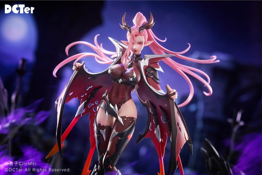 Original Character PU Figure 1/7 Heslion Draco Bellatrix Feminina 27 cm