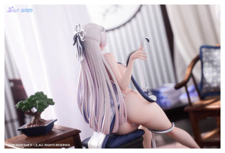 Original Character PVC Statue 1/7 The Color of the Blue - White Snake Deluxe Edition 20 cm