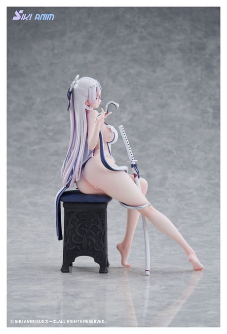 Original Character PVC Statue 1/7 The Color of the Blue - White Snake Deluxe Edition 20 cm