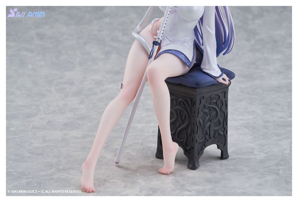 Original Character PVC Statue 1/7 The Color of the Blue - White Snake Deluxe Edition 20 cm