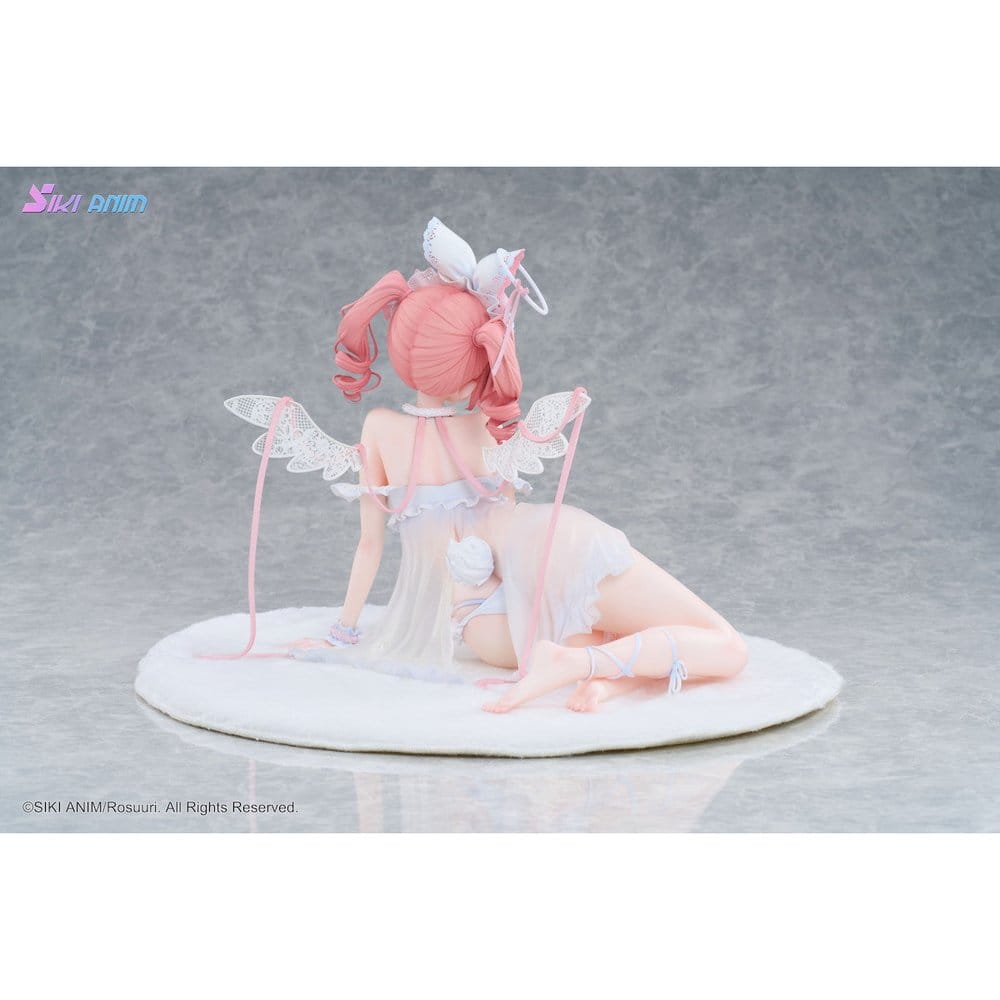 Original Character PVC Figure 1/4 White Rabbit Rosu Angel Ver. Illustrated by Rosuuri 23 cm