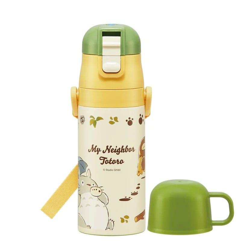 My Neighbor Totoro Double Opening Totoro & Catbus 420 ml Water Bottle