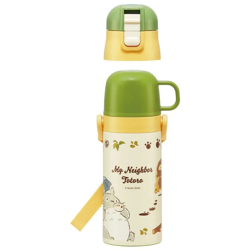 My Neighbor Totoro Double Opening Totoro & Catbus 420 ml Water Bottle