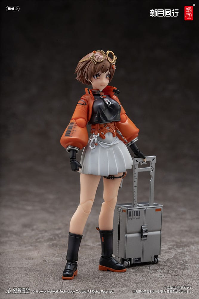 Original Character Fellow Moon Agent Qianqiu 14 cm 1/12 Action Figure Kit
