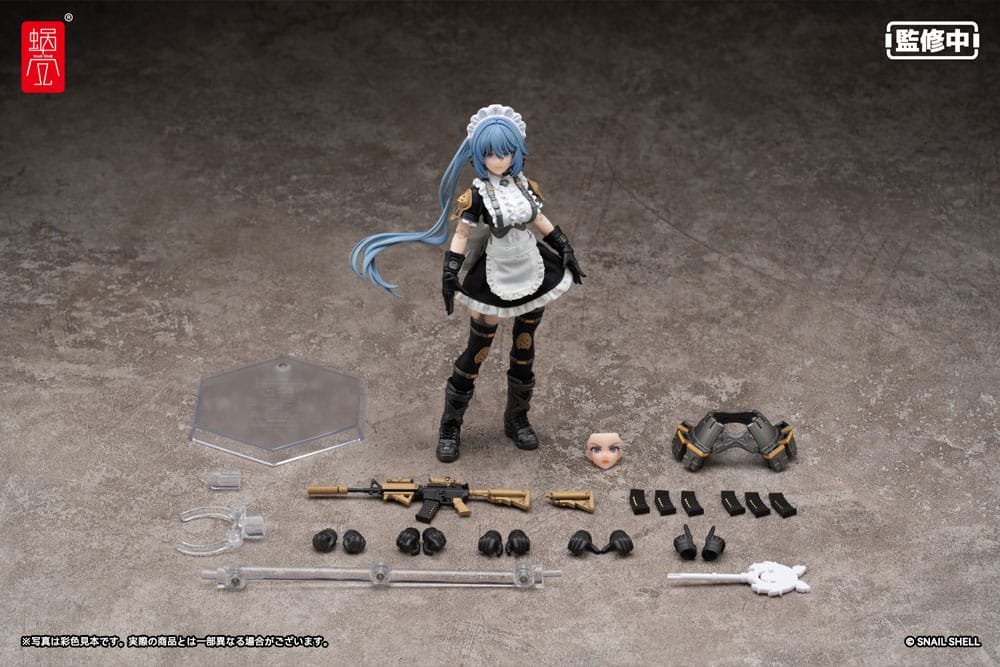 Original Character RA-02 Tactical Maid Kazune Tokiwa 16 cm 1/12 Action Figure Kit