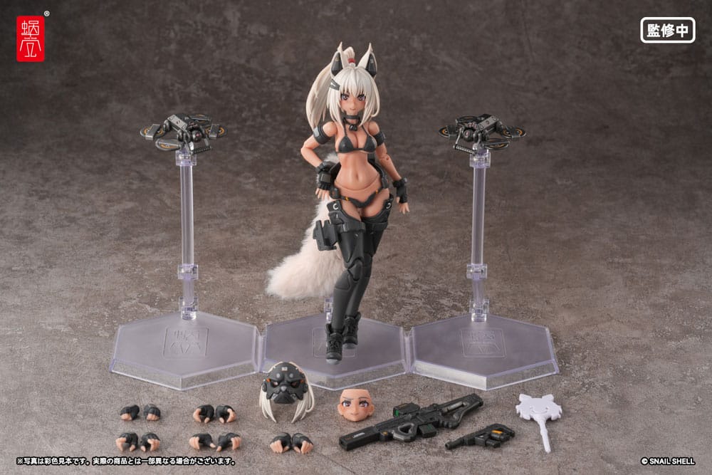 Original Character Action Figure Kit 1/12 RA-04 Kitsunebi Senki Honoka Swimsuit Ver. 15 cm