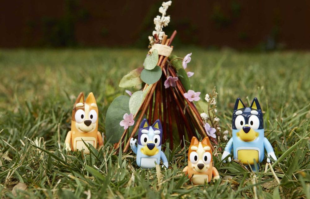 Bluey Action Figures 4-Pack