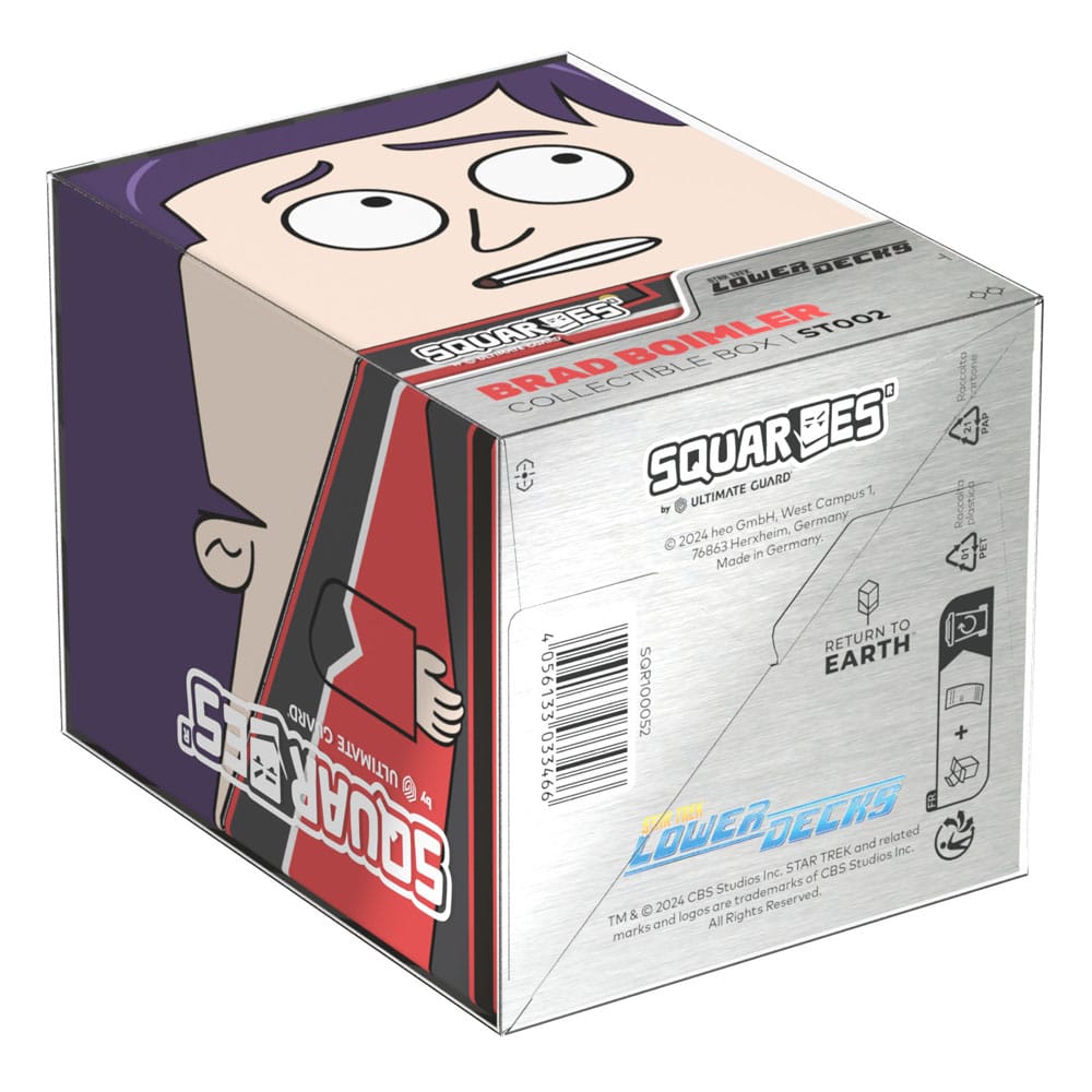 Squaroes Star Trek Lower Decks™ ST002 Brad Boimler Trading Card Collectors Case