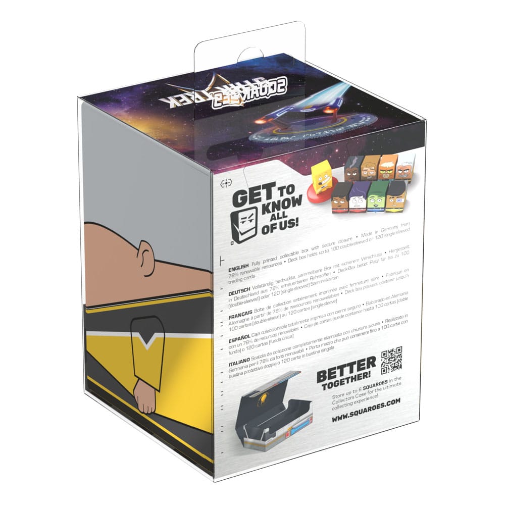 Squaroes Star Trek Lower Decks™ ST008 Shaxs Trading Card Collectors Case