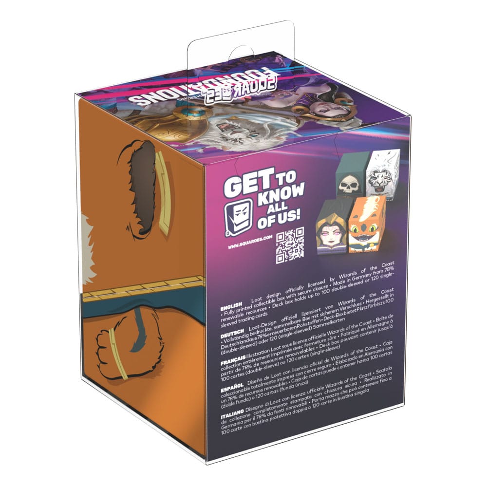 Squaroes Magic The Gathering "Foundations" MTG002 Loot Trading Card Box