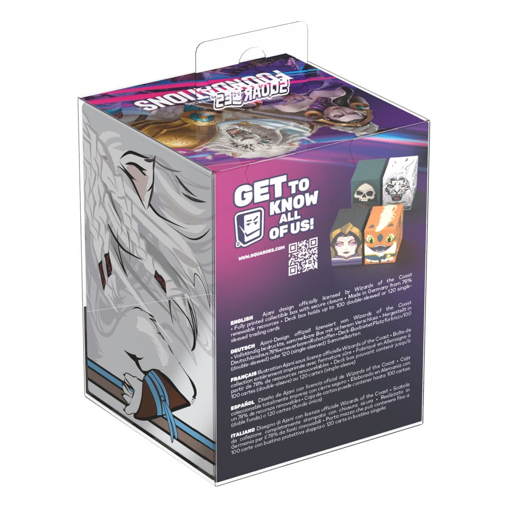 Squaroes Magic The Gathering "Foundations" MTG004 Ajani Trading Card Box