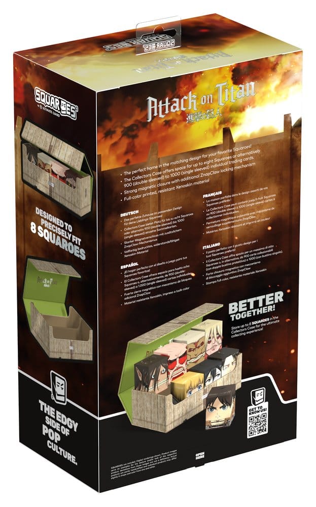 Squaroes Collectors Case 800 Attack on Titan - Shiganshina District
