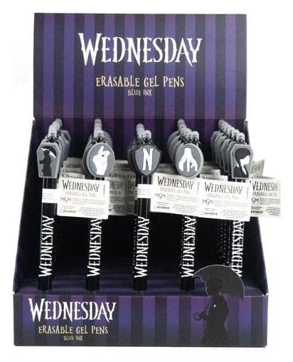 Wednesday Erasable Gel Pen Black Display (30)