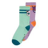 Pokémon Socks 2-Pack Heads Grey 35-38