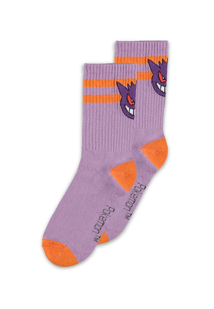 Pokémon Socks 2-Pack Heads Grey 35-38