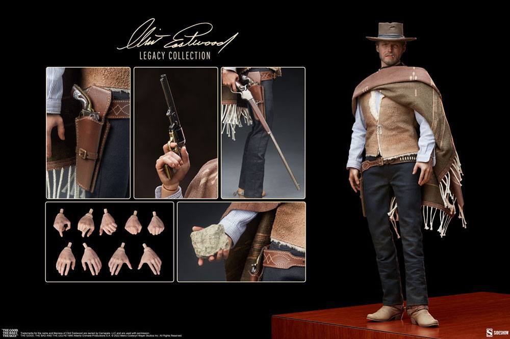 The Good, The Bad and the Ugly Clint Eastwood The Man With No Name 30 cm 1/6 Legacy Collection Action Figure