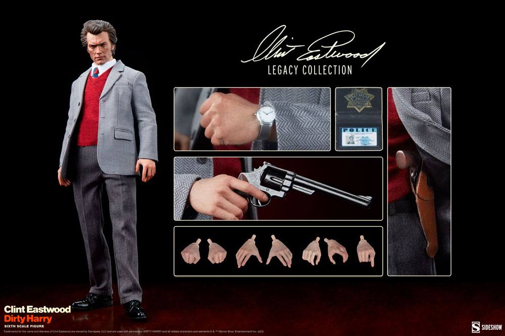 Dirty Harry Clint Eastwood Harry Callahan 30 cm 1/6 Legacy Collection Action Figure