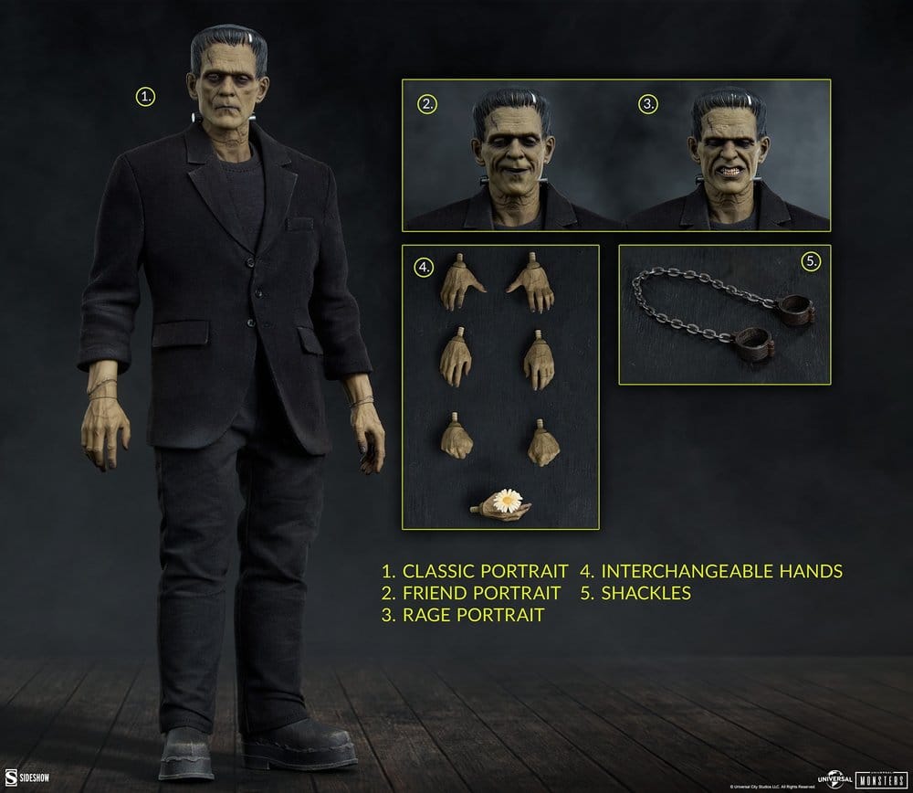 Universal Monsters Action Figure 1/6 Frankenstein (Deluxe Edition) 33 cm