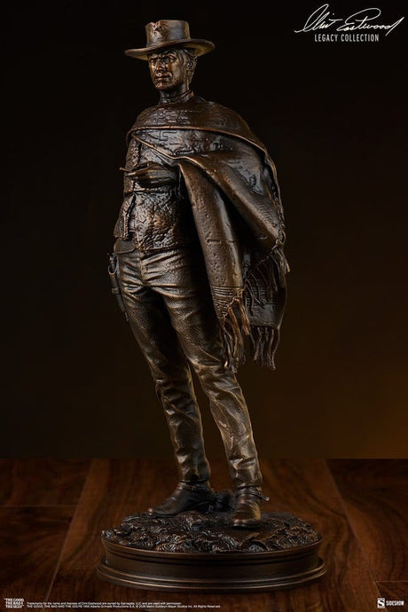 The Good, The Bad and the Ugly Statue The Man with No Name (Faux Bronze) 39 cm