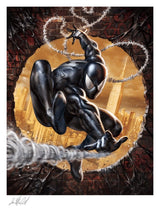 Marvel Fine Art Print The Amazing Spider-Man #300 Tribute (Black High-Gloss Variant) 41 x 61 cm - unframed