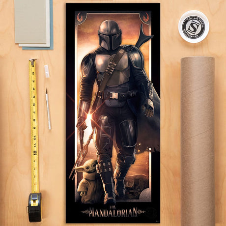 Star Wars The Mandalorian 30 x 71 cm Unframed Art Print