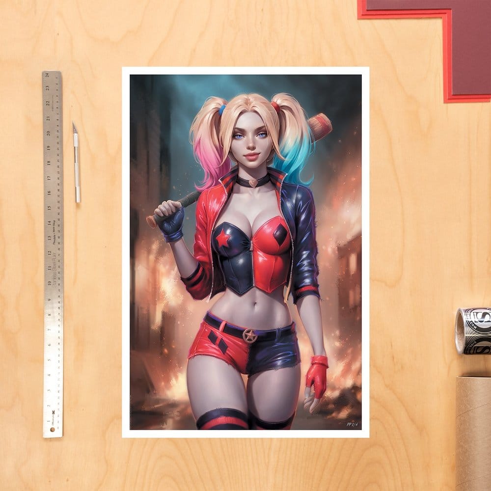 DC Comics Fine Art Print Harley Quinn 41 x 61 cm - unframed