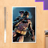 DC Comics Art Print Batman & Catwoman 61 x 41 cm - unframed