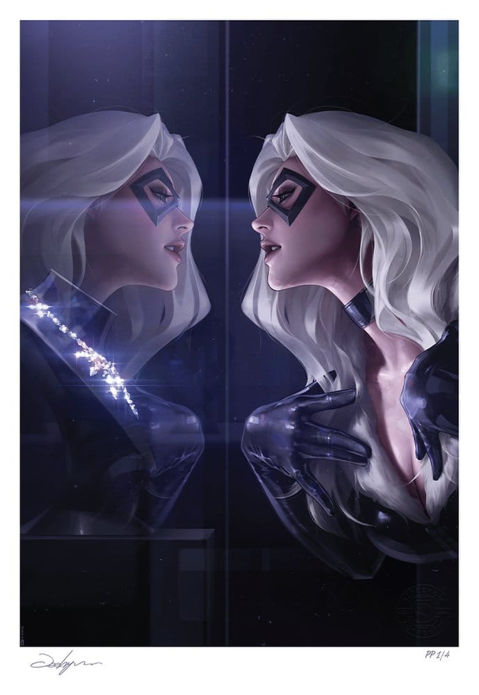 Marvel Fine Art Print Black Cat 46 x 61 cm - unframed