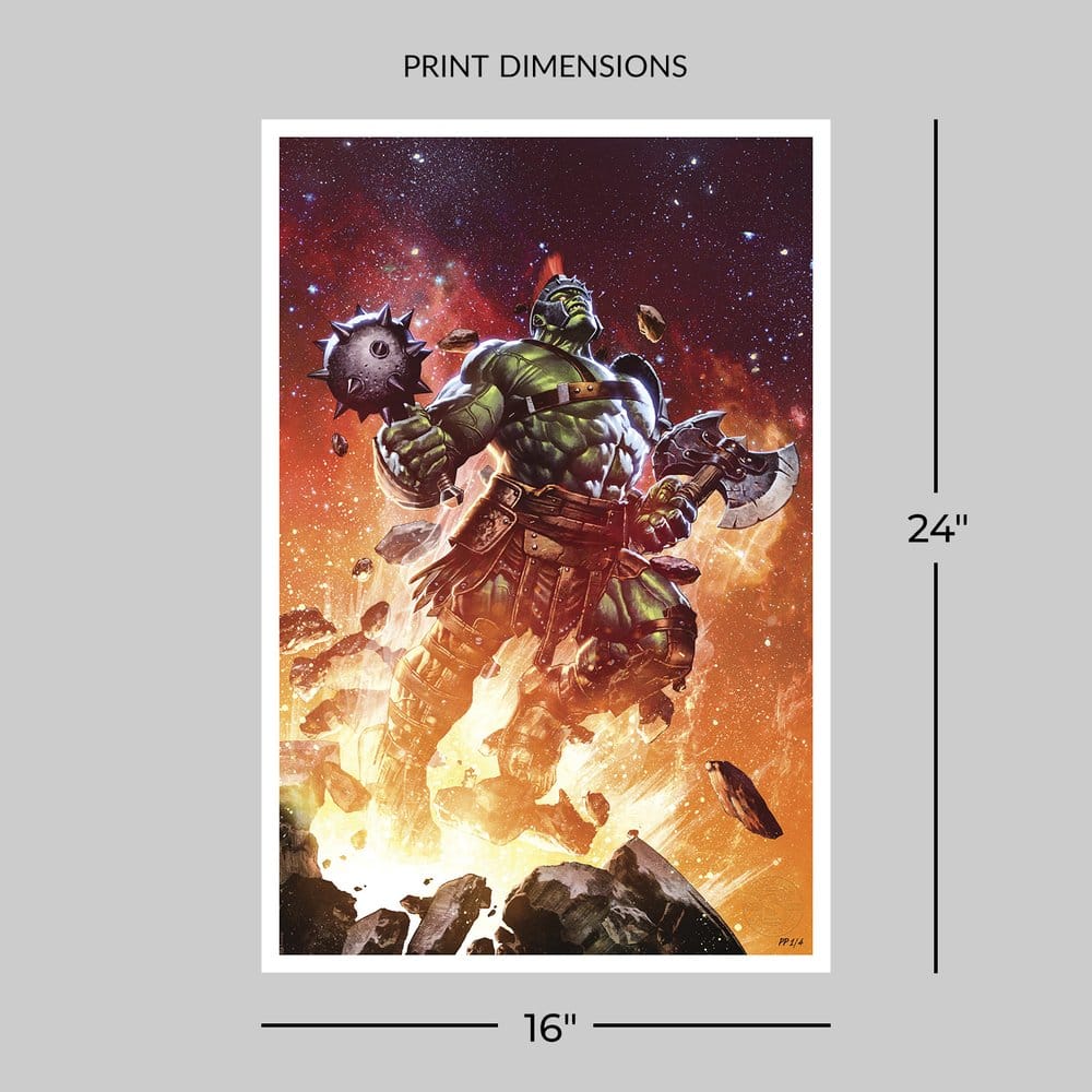 Marvel Fine Art Print Planet Hulk: Worldbreaker 41 x 61 cm - unframed