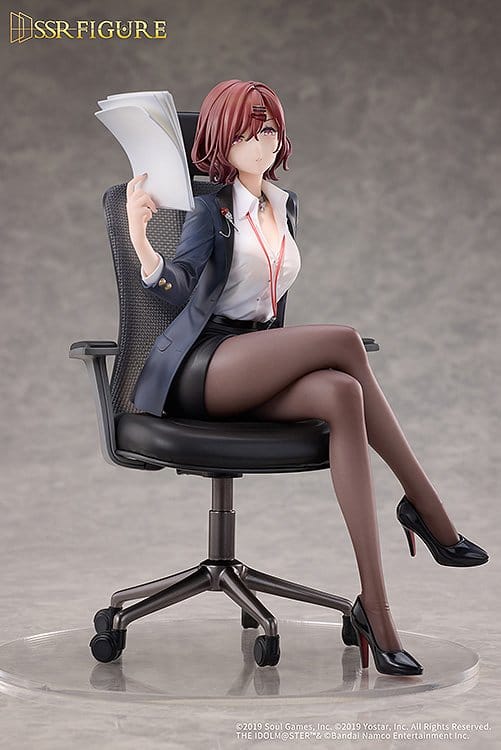 The Idolmaster Shiny Colors x Mahjong Soul PVC Figure 1/7 Madoka Higuchi Effortless Work Ver. 21 cm