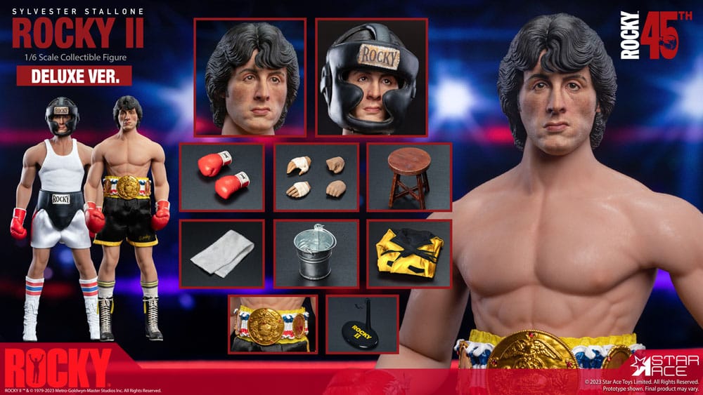 Rocky II Rocky Deluxe Version 1/6 Scale Statue