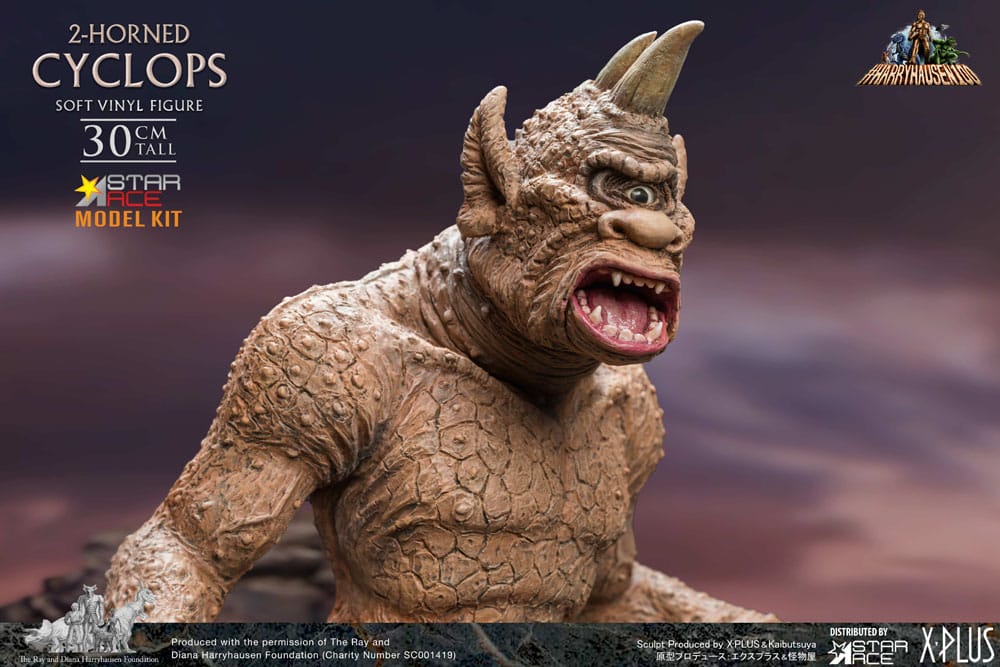 The 7th Voyage of Sinbad Soft Vinyl Ray Harryhausens 2-horned Cyclops 30 cm Model Kit