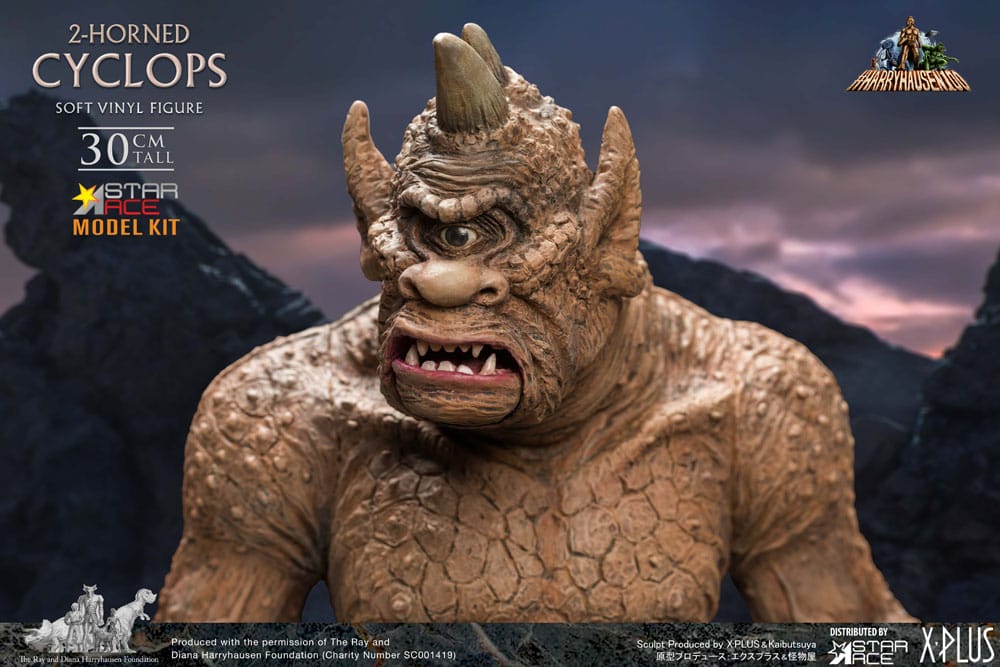 The 7th Voyage of Sinbad Soft Vinyl Ray Harryhausens 2-horned Cyclops 30 cm Model Kit