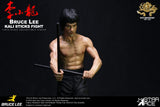 Enter the Dragon Movie Statue 1/6 Bruce Lee Kali Sticks Fight Normal Basement Version 30 cm