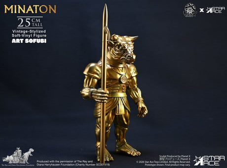 Ray Harryhausen Soft Vinyl Statue Minaton Vintage-Style 25 cm