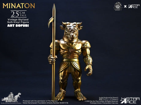 Ray Harryhausen Soft Vinyl Statue Minaton Vintage-Style 25 cm
