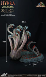 Ray Harryhausen Painted Statue Hydra with Jason Warrior Resin Statue 30 cm