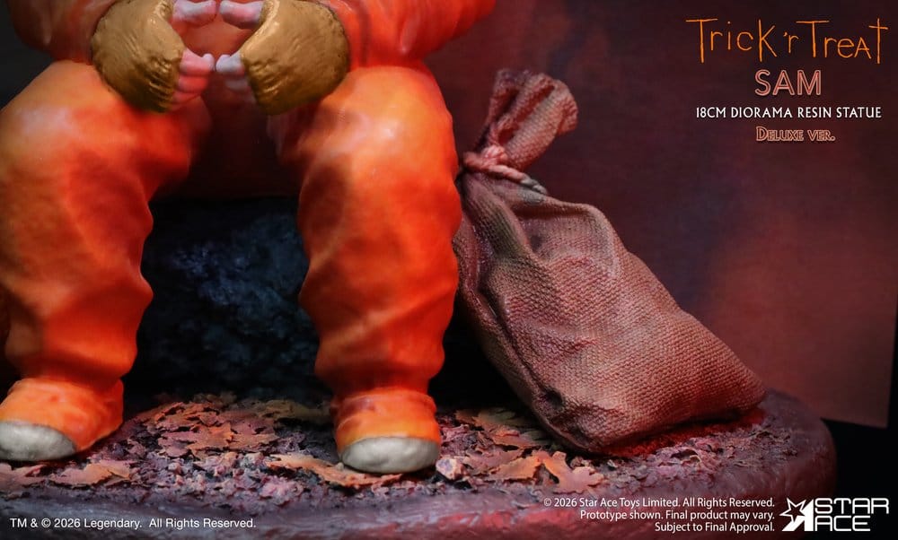 Trick R Treat Diorama Resin Statue Sam DX 18 cm