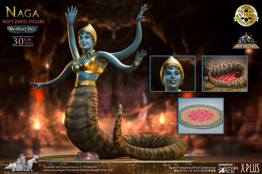 The 7th Voyage of Sinbad Soft Vinyl Statue Ray Harryhausen's Naga (Snake Woman) Deluxe Version 31 cm
