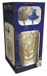 Harry Potter Glass Tumbler with Straws Magic &amp; Mayhem 485 ml