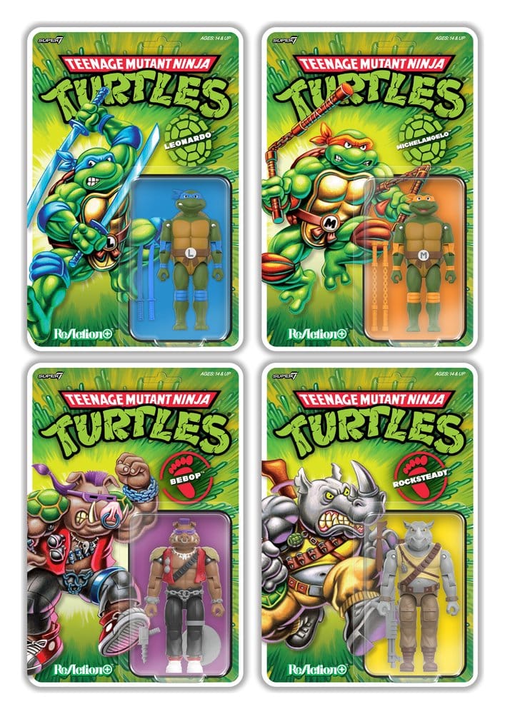 Teenage Mutant Ninja Turtles ReAction+ Action Figure Wave 02 Bebop