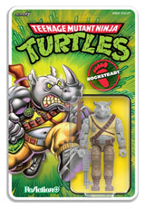 Teenage Mutant Ninja Turtles ReAction+ Action Figure Wave 02 Rocksteady