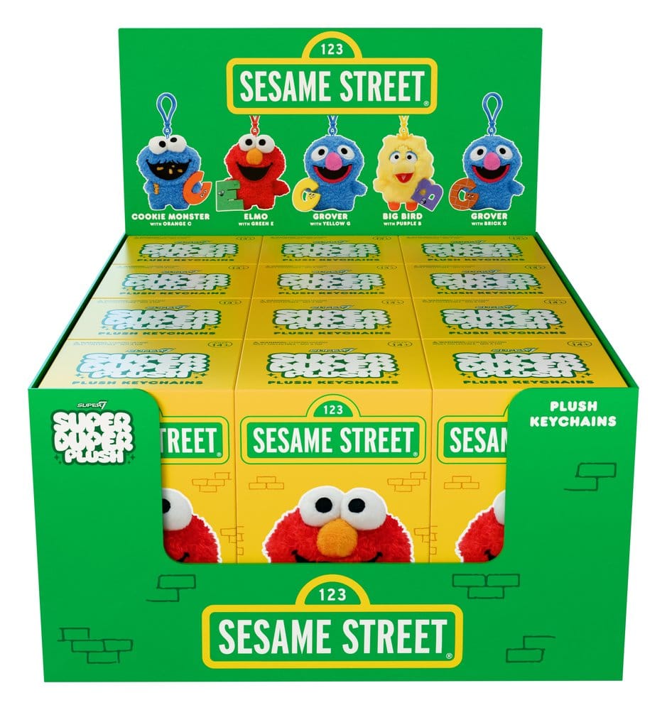 Sesame Street Super Duper Plush Figures Wave 01 Blind Box Display (12)